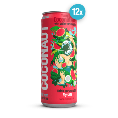 Coconaut Woda Kokosowa z Sokiem Arbuzowym Zestaw 12 x puszka 320 ml