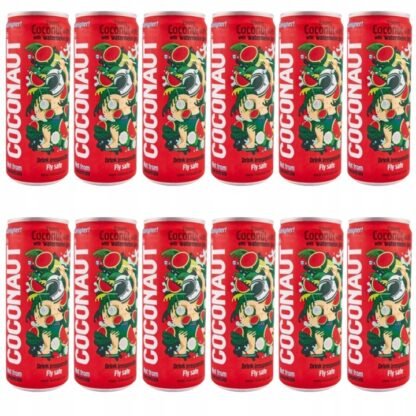 Coconaut Woda Kokosowa z Sokiem Arbuzowym Zestaw 12 x puszka 320 ml - obrazek 2