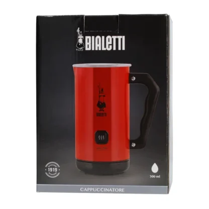 Bialetti Milk Frother MKF02 Rosso - Elektryczny spieniacz do mleka Czerwony - obrazek 4