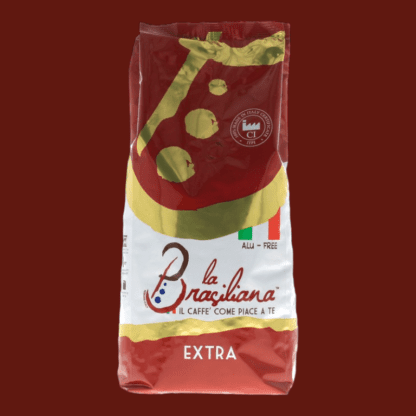 Kawa Ziarnista La Brasiliana Rosso Extra 1kg - obrazek 2