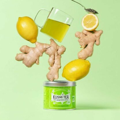 Kusmi Tea - Green Ginger Lemon Bio - Herbata sypana 100g - obrazek 2