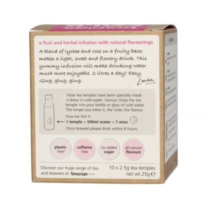 teapigs Lychee & Rose - Cold Brew 10 piramidek - obrazek 5