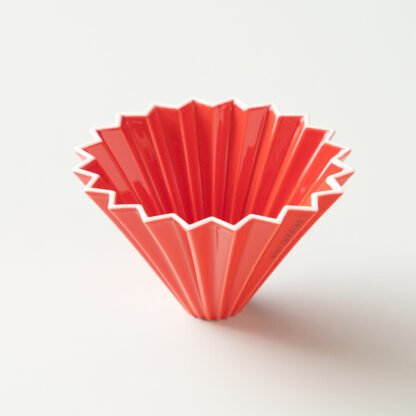 ORIGAMI Dripper Ceramiczny M Czerwony - obrazek 2