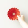 ORIGAMI Dripper Ceramiczny M Czerwony - obrazek 5
