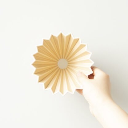 ORIGAMI Dripper Ceramiczny M Matowy Beżowy - obrazek 5
