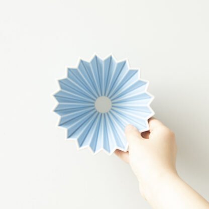 ORIGAMI Dripper Ceramiczny M Matowy Niebieski - obrazek 5