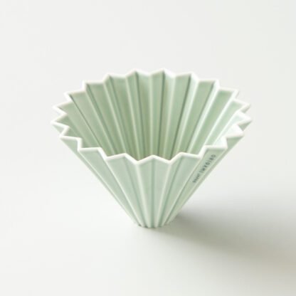 ORIGAMI Dripper Ceramiczny M Matowy Zielony - obrazek 2