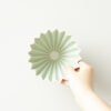 ORIGAMI Dripper Ceramiczny M Matowy Zielony - obrazek 5