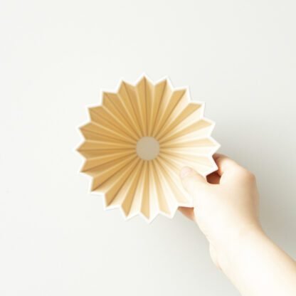 ORIGAMI Dripper Ceramiczny S Matowy Beżowy - obrazek 5