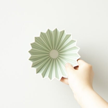 ORIGAMI Dripper Ceramiczny S Matowy Zielony - obrazek 5