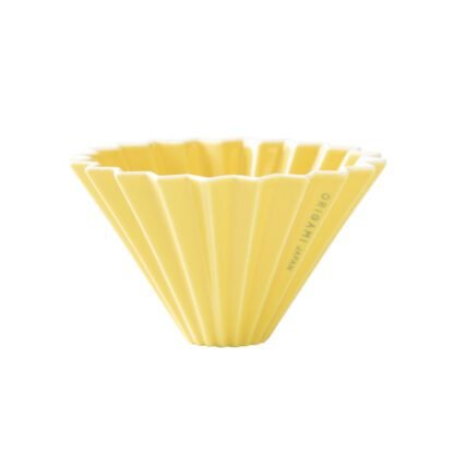 ORIGAMI Dripper Ceramiczny S Żółty