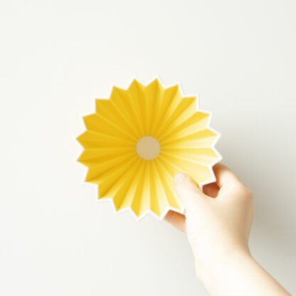 ORIGAMI Dripper Ceramiczny S Żółty - obrazek 5