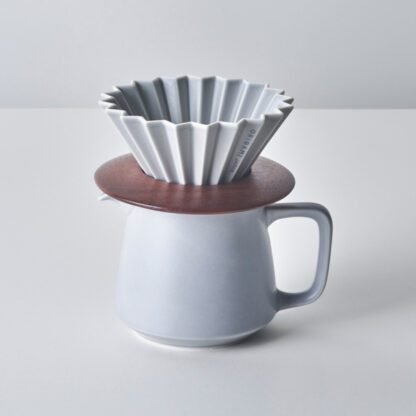 ORIGAMI Podstawka pod dripper z drewna - obrazek 4