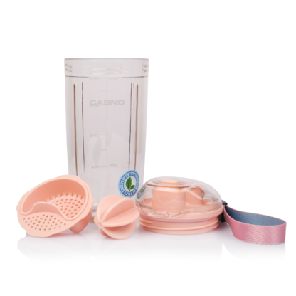 Shaker Tritanowy Casno Shaky 400 ml Różowy - obrazek 5