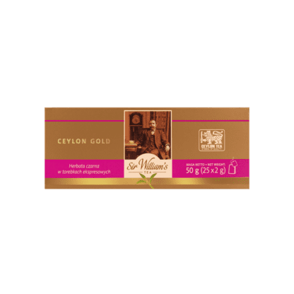 Sir William's Tea Ceylon Gold 25 Torebek - obrazek 3