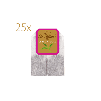 Sir William's Tea Ceylon Gold 25 Torebek - obrazek 2