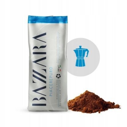 Kawa Mielona Bazzara Piacerepuro 250g - obrazek 2