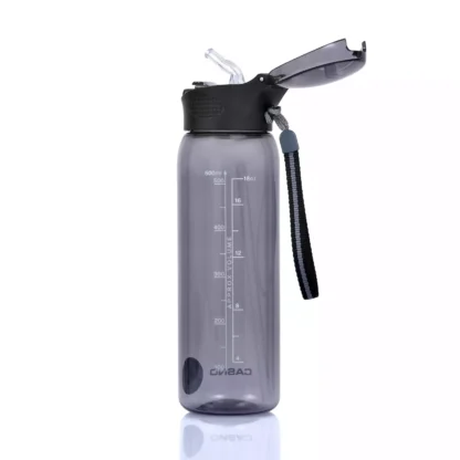 Butelka Tritanowa Casno Cumberland 600 ml Szara - obrazek 2