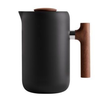 Fellow Clara - French Press - Czarny Mat + Orzech
