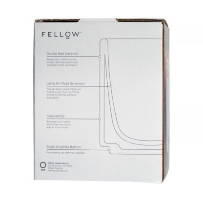 Fellow Monty Latte Cup - Kubek czarny 325 ml - obrazek 5