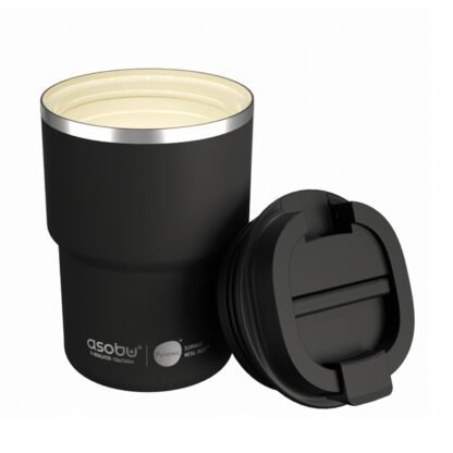 Asobu - Pick Me Up Czarny - Kubek termiczny 380 ml - obrazek 2