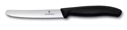 Nóż Victorinox Swiss Classic Czarny 6.7833 Ostrze Ząbkowane 11 cm - obrazek 3