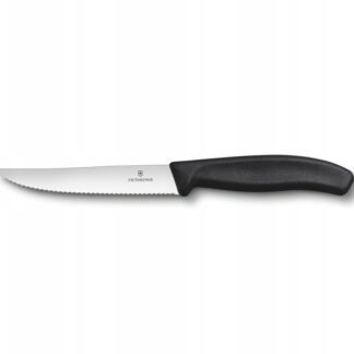 Nóż Victorinox Swiss Classic Czarny 6.7933.12 Ostrze Ząbkowane 12 cm
