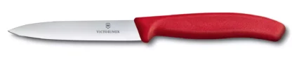 Nóż Victorinox Swiss Classic Czerwony 6.7701 Ostrze Gładkie 10 cm - obrazek 3