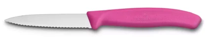 Nóż Victorinox Swiss Classic Różowy 6.7636.L115 Ostrze Ząbkowane 8 cm - obrazek 3
