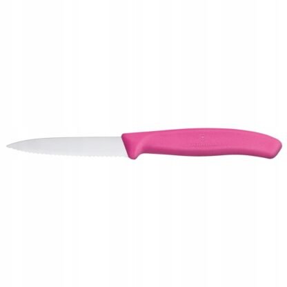 Nóż Victorinox Swiss Classic Różowy 6.7636.L115 Ostrze Ząbkowane 8 cm