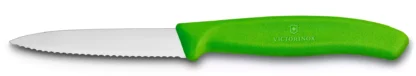 Nóż Victorinox Swiss Classic Zielony 6.7636.L114 Ostrze Ząbkowane 8 cm - obrazek 3