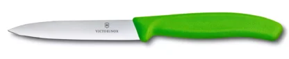 Nóż Victorinox Swiss Classic Zielony 6.7706.L114 Ostrze Gładkie 10 cm - obrazek 3