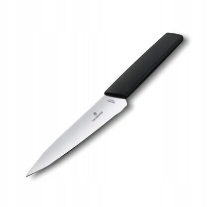 Nóż Victorinox Swiss Modern Czarny 6.9013.15B Ostrze Gładkie 15 cm