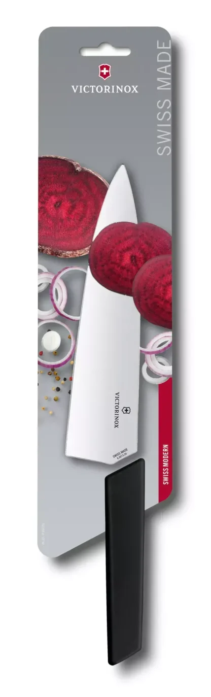 Nóż Victorinox Swiss Modern Szefa Kuchni 6.9013.20B Ostrze Gładkie 20 cm - obrazek 7