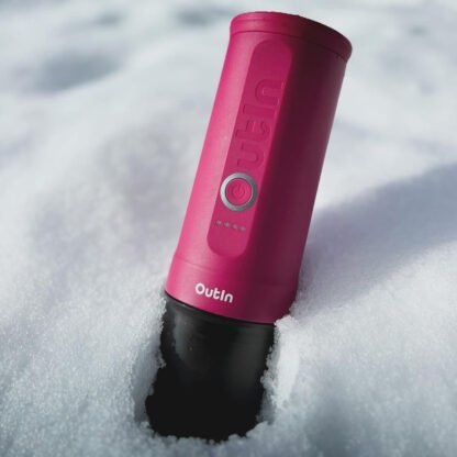 Outin - Nano Espresso Maker - Przenośny ekspres Crimson Red - obrazek 4