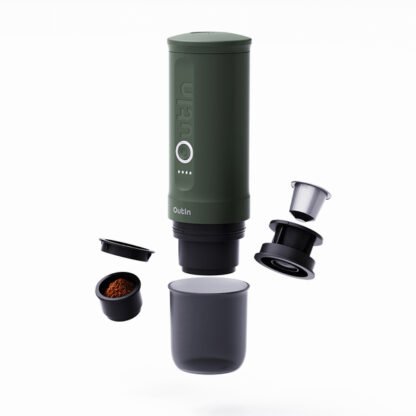Outin - Nano Espresso Maker - Przenośny ekspres Forest Green - obrazek 2