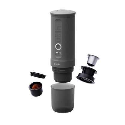 Outin - Nano Espresso Maker - Przenośny ekspres Space Grey - obrazek 2
