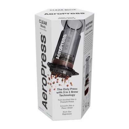 AeroPress Clear Black - Zaparzacz do kawy czarny - obrazek 5
