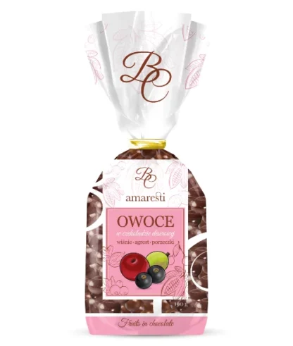 Eurohansa - BC Amaresti Owoce w czekoladzie deserowej - 190g