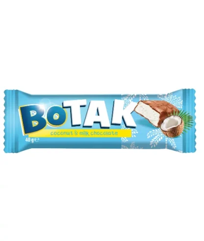 Eurohansa - BOTAK baton kokosowy w mlecznej czekoladzie - 40g