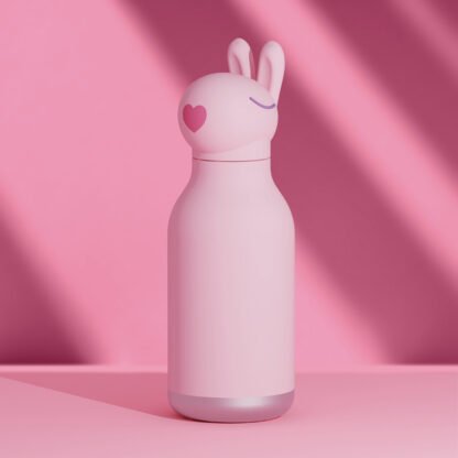 Asobu - Bestie Królik - Butelka termiczna ze słomką 460 ml - obrazek 5