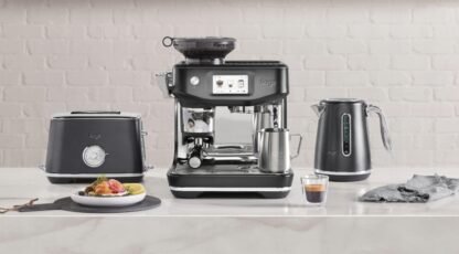 SAGE SES881BST - The Barista Touch Impress Grafit - Ekspres Kolbowy - obrazek 4