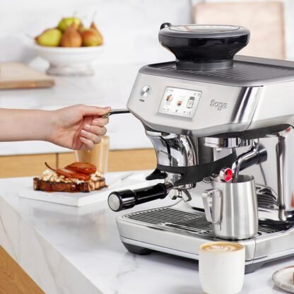SAGE SES881BST - The Barista Touch Impress Grafit - Ekspres Kolbowy - obrazek 3