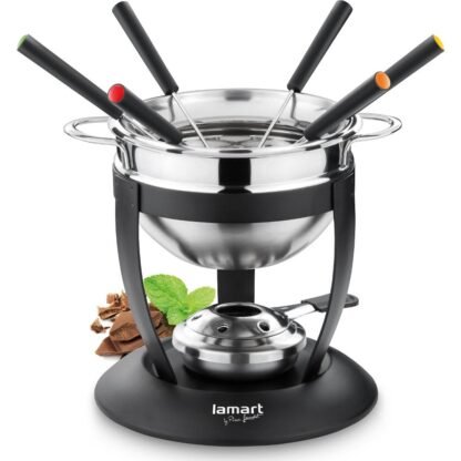 Lamart - Zestaw do Fondue SIERS LT7031 - 10 Elementów - obrazek 3