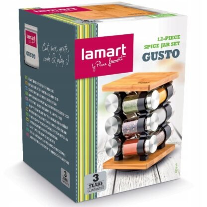 Lamart - Komplet naczyń do przypraw GUSTO LT7010 - 12 sztuk - obrazek 4