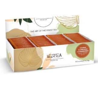 VEERTEA Winter Applepie - Herbata Czarna z Jabłkiem i Cynamonem - 100 Kopert