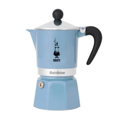 Kawiarka Bialetti - Primavera - Rainbow 3tz Błękitna