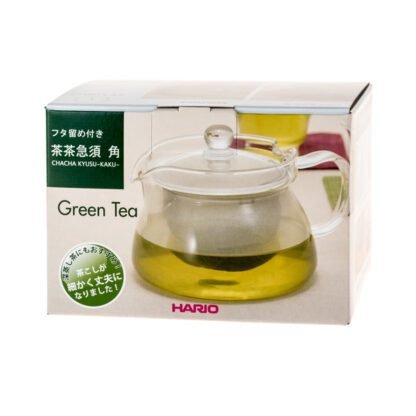 Hario Chacha Kyusu-Kaku - Czajniczek do zaparzania herbaty 450ml - obrazek 2