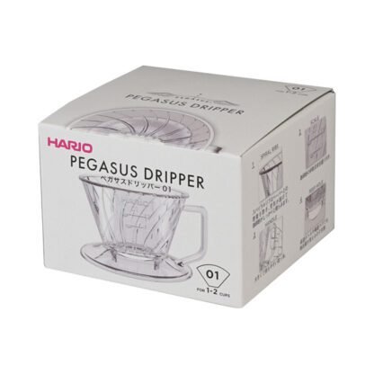 Hario - Dripper Plastikowy PEGASUS 01 - Przeźroczysty - obrazek 3