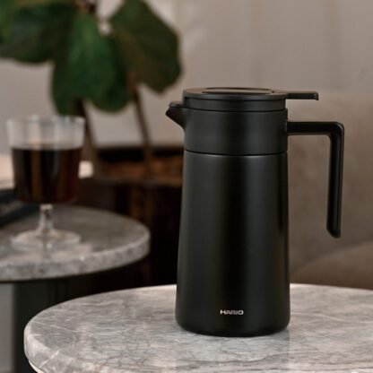 Hario - Serwer termiczny z ceramiczną powłoką czarny 600ml - obrazek 2